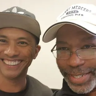 Taking the tour through the kitchen.