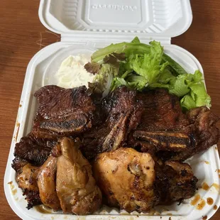 Kalbi &amp; chicken