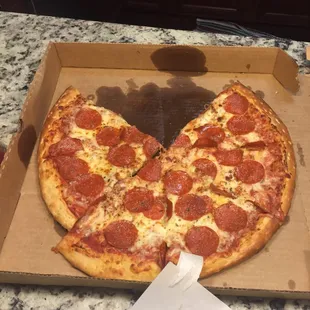 Pepperoni pizza