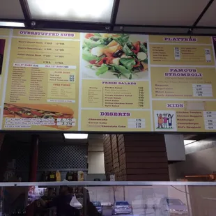 Time for a good cheese stake sub fries and drink for$9.99.