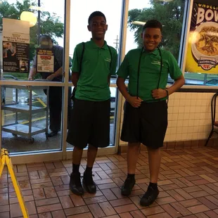 Thanks for the help young men you guys done a wonderful job!Summer crew. I'm forever grateful so it's more than rite I show my appreciation.