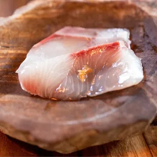 Kanpachi and shima aji sashimi