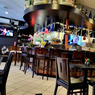 the interior of a restaurant