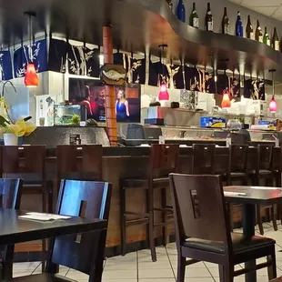 the interior of a restaurant