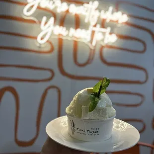 Mango cheesecake Bingsu