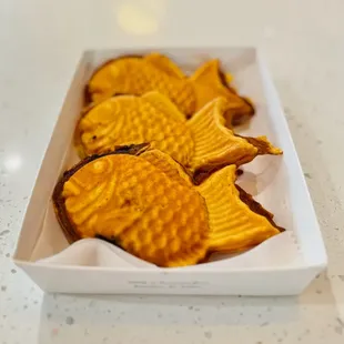 savory stuffed fish waffle