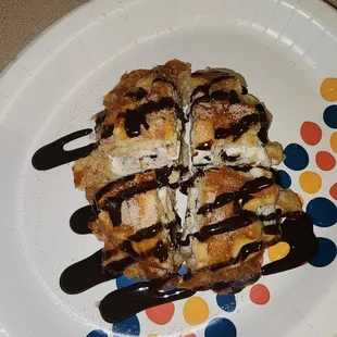 Ice cream waffle sandwich