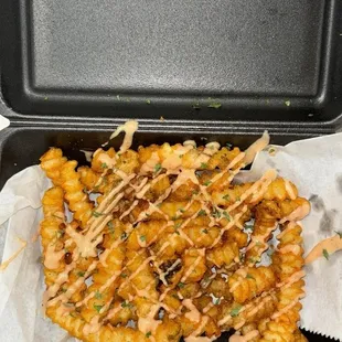 Sauced up fries