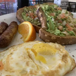 Avocado Pico Toast Combo
