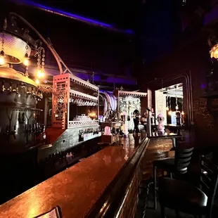 a view of the bar area