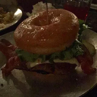 Krispy Kreme Ground Bacon Burger
