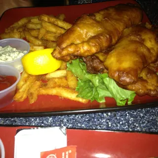 Fish and Chips Sandwich