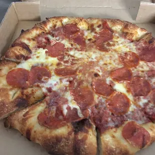 Medium pizza delivered