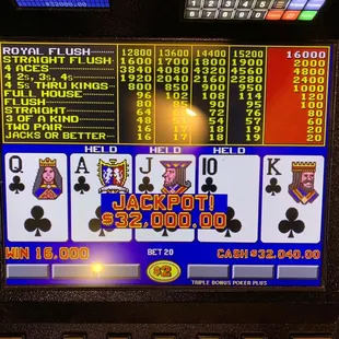 The big one. ROYAL FLUSH!