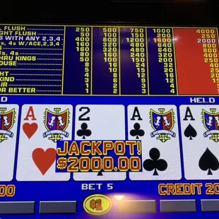 Big Poker W! ACES.