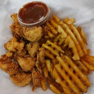 Chicken and Fries $8