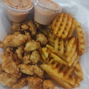Double Pile and Fries $13