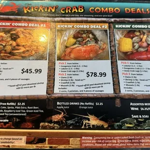 Kickin Crab Combo