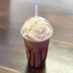 Peppermint Mocha Iced Coffee