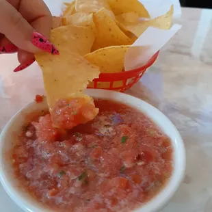 Salsa and Chips
