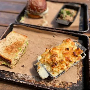 Lunch Special: Chicken Avocado Sandwich and Mac and 5-Cheese Gratin