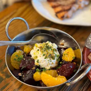 Beets with whipped feta was my favorite dish!