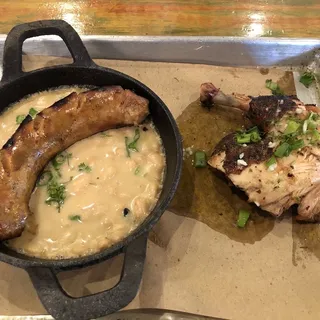 Grilled Sausage and Beans