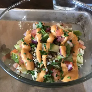Quinoa Stuffed Avocado.