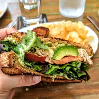 Wood Fired Chicken Avocado Sandwich