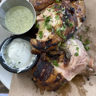 Wood Fired Rotisserie Chicken