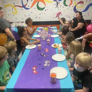 Party times in the Orange room
