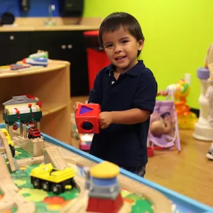 Littles love our train table!