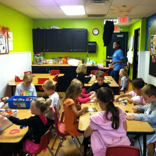 Craft time is always a hit!