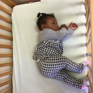 My baby taking a nap