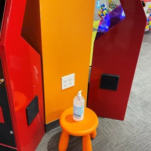Reachable hand sanitizers for children!