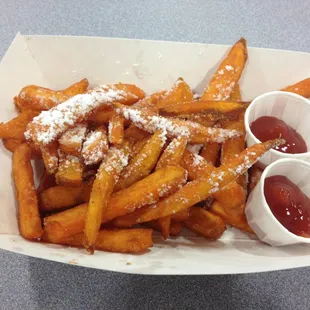 Sweet potato fries. Yum! $2.99