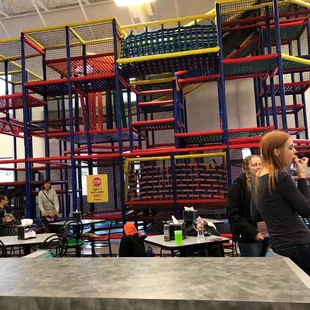 Separate places for those below 3 and over.