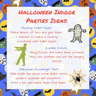 Due to COVID-19  Halloween can be different this year, because of that for this #KAPPBirthdayTips we have Halloween Indoor activities ideas