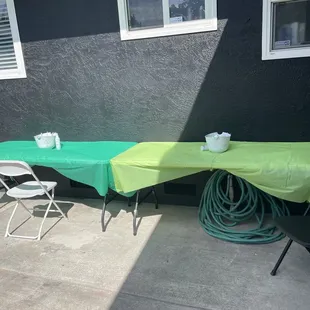Two 6ft STURDY tables