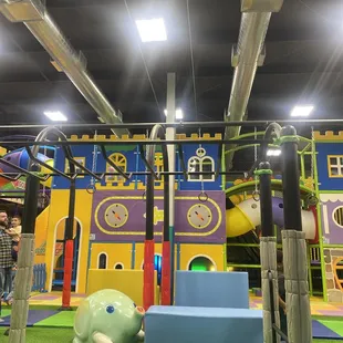 The colorful "Bigger Kids" playground.