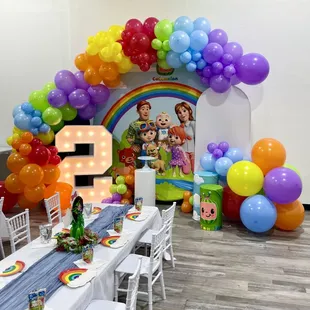 Inclusive Theme and balloons