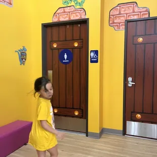 The bathrooms