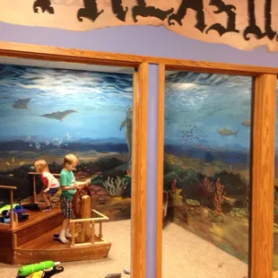 One of the beautifully painted rooms that went largely ignored.