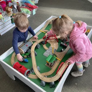 Kids are always throughly entertained here.