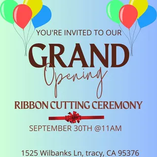 Family event! Come join us September 30th @ 11am