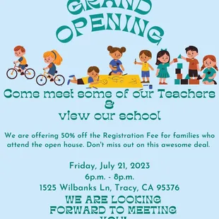 First open house!! Grand Opening