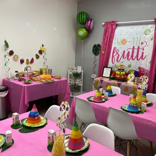 Our daughters Two-too Frutie birthday theme!