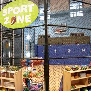 The Sports Zone is a great place to enjoy a huge list of activities and team challenges.