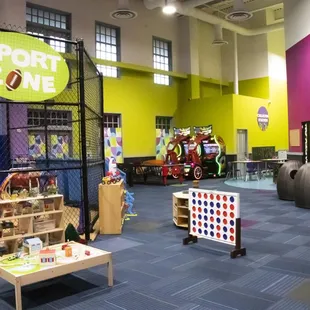 Creation Station is a messy but magical area where children are encouraged to express themselves artistically.