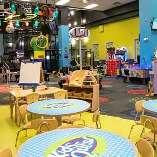 Creation Station is a messy but magical area where children are encouraged to express themselves artistically.